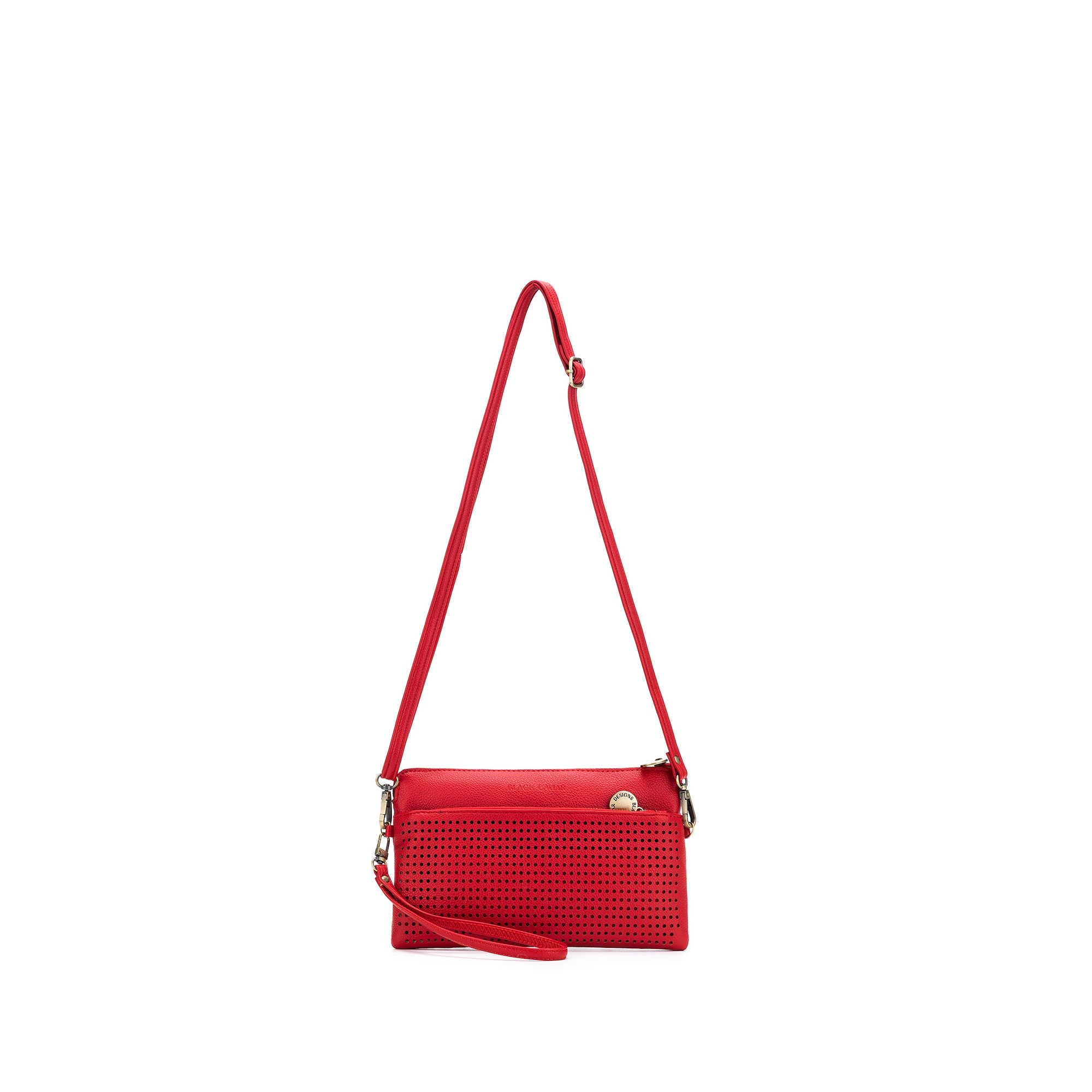 Nina Red Crossbody/Clutch