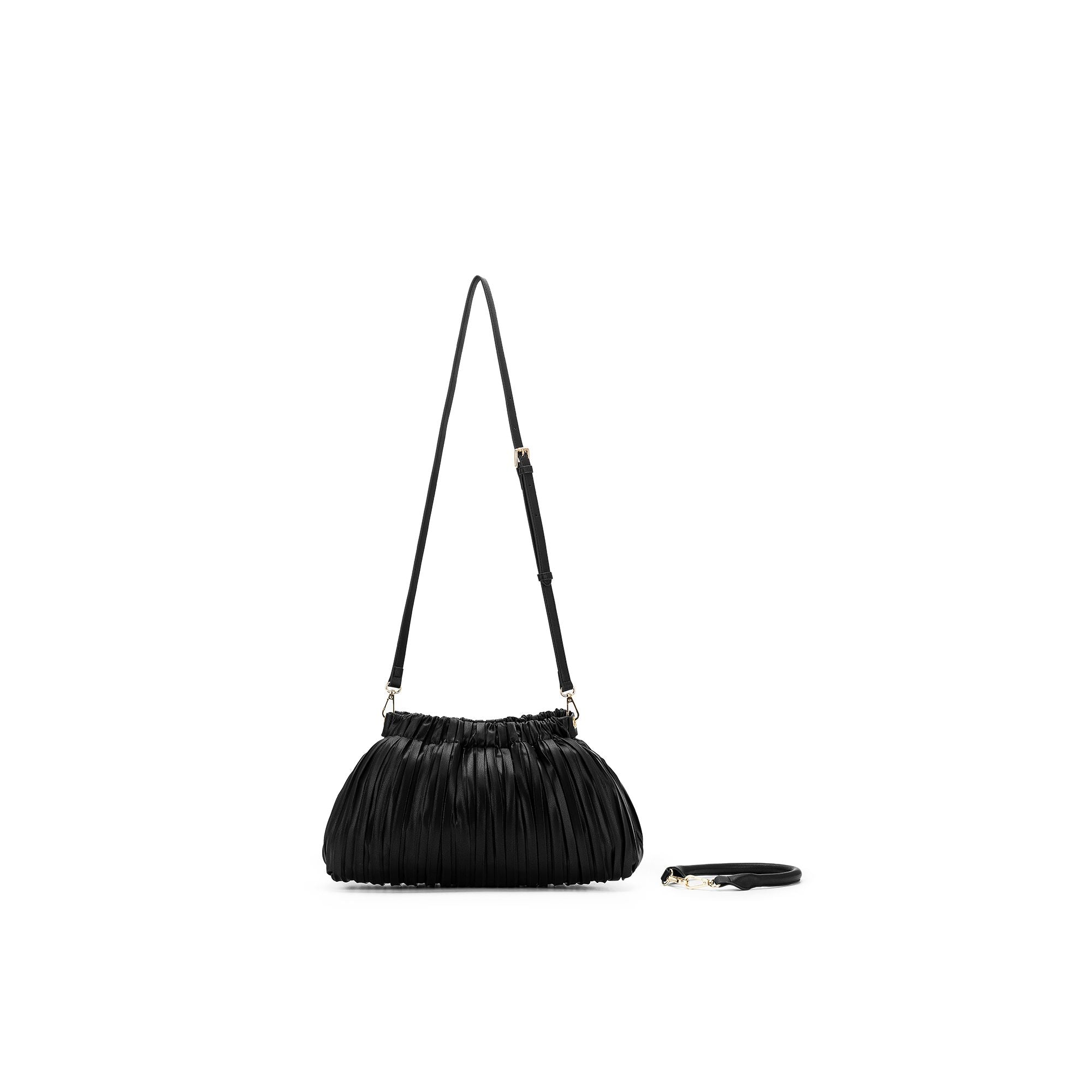 Rosetta Black Shoulder / Crossbody Bag