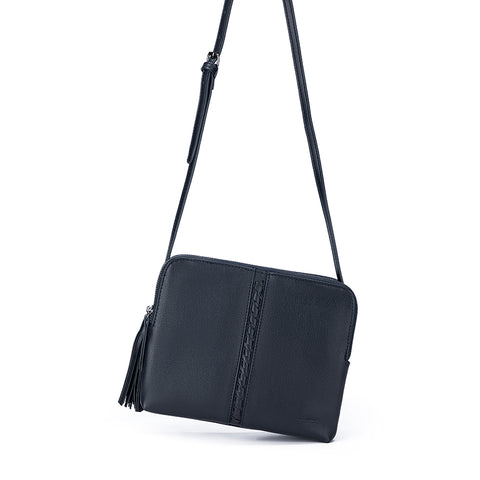 Paige Black Crossbody Bag