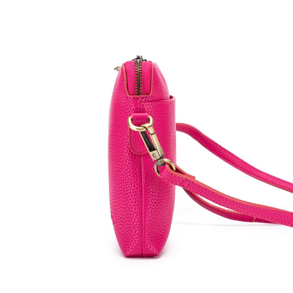 Kiara Fuchsia Crossbody/Clutch