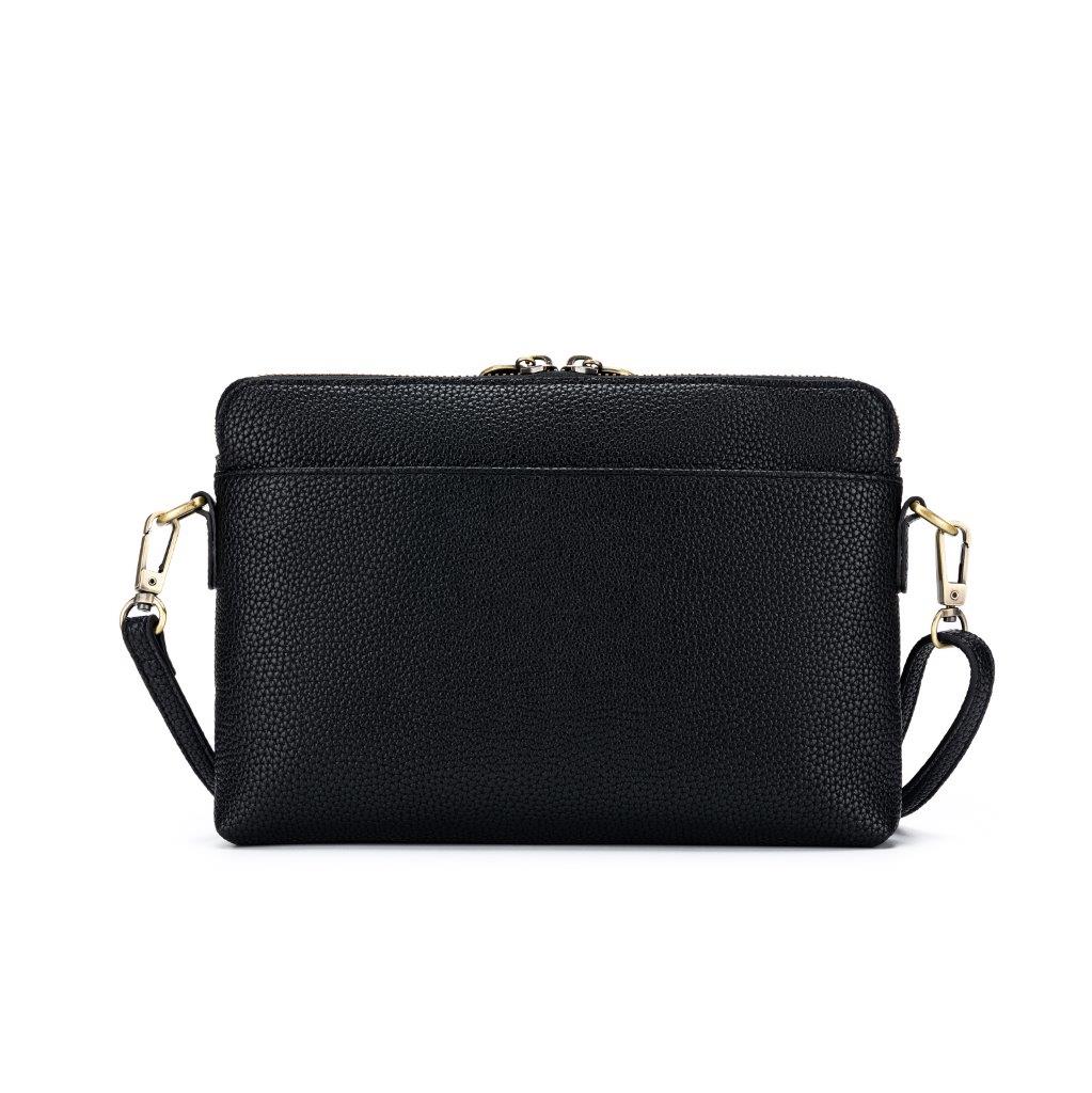 Kiara Black Crossbody/Clutch