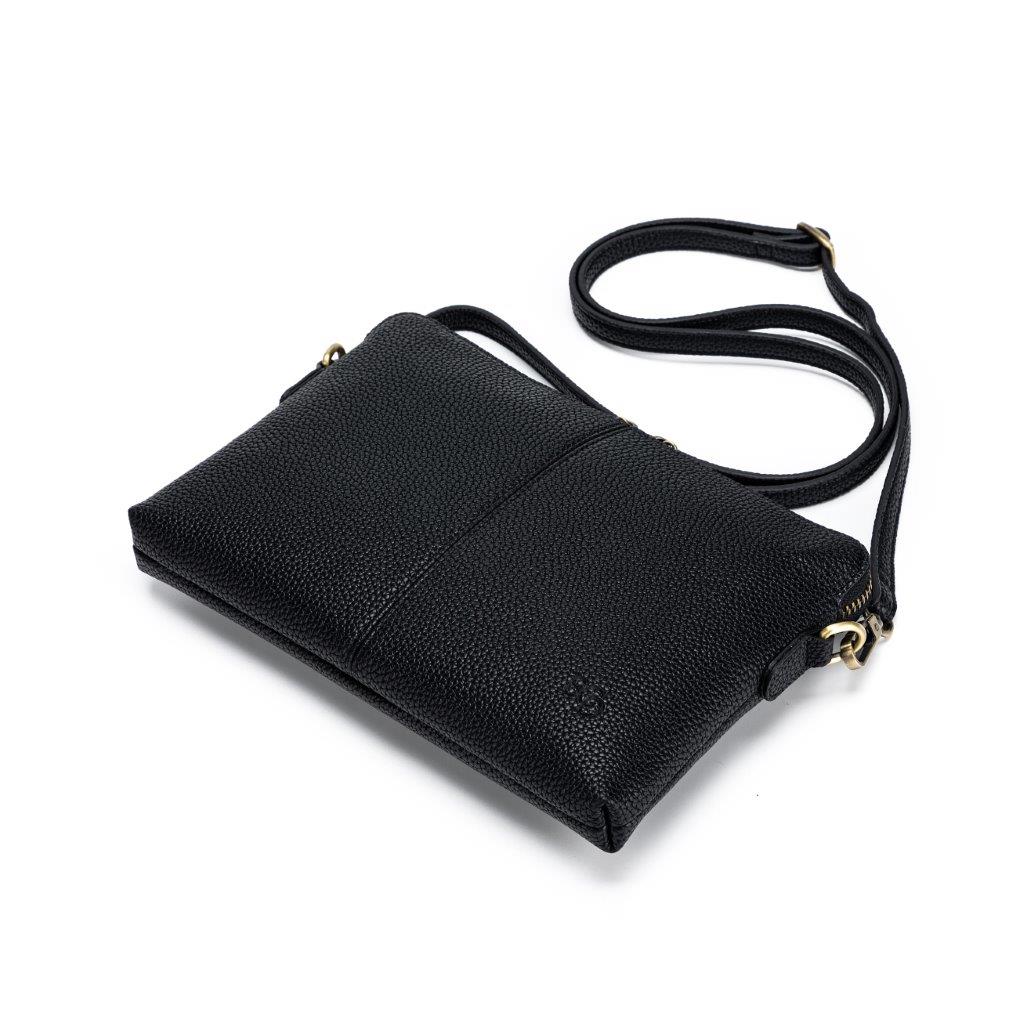 Kiara Black Crossbody/Clutch