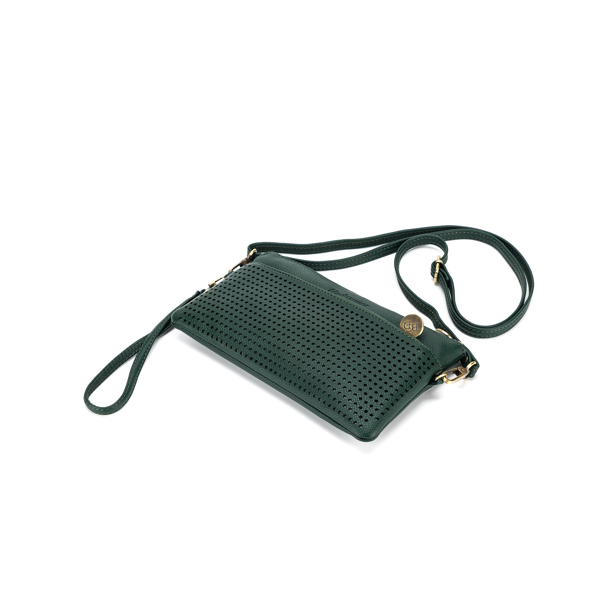 Nina Deep Green Crossbody/Clutch