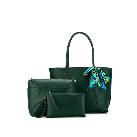 Carolyn Tan 3 Piece Handbag Set